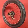 Par de Rodas para Bicicleta de Montanha Aro 18/20/22/24/26 Polegadas Roda Dianteira Roda Traseira Freio a Disco Liga de Alumínio Aro de Parede Dupla Faca