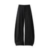 Wk171 Estilo Americano de Calle Unisex Moda Urbana Diseño Deconstruido de Gama Alta Pantalones de Corte Amplio con Tiro Bajo Forma de Cimitara para Hombre