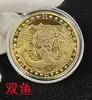 Medalhas comemorativas de metal de comércio exterior feitas de moedas comemorativas das doze constelações europeias e americanas moeda de ouro comemorativa em relevo tridimensional em estoque