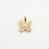 Moda Entrada Lujo Cien Chapado en Oro Colgante Lazo Amor Anillo Doble Conejo Perla Joyería Accesorios Colgante Maitreya