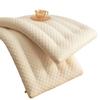 Almohada de soja, núcleo de almohada, par para el hogar, para dormir, ayuda a proteger la columna cervical, almohada baja para cabeza completa para dormitorio de estudiantes, para una sola persona