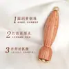 Palo de Masaje con Cuentas de Cobre de Palo de Rosa Brasileño Vaina de Loto Pequeña Masajeador Facial Acupuntura Facial Cuidado de la Piel Palo para Estirar Tendones Oculares Venta al por Mayor