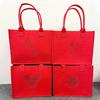 Boda Xi Pu fieltro Bolso con el carácter Xi bolsa de mano para regalo bolsa de regalo para dama de honor padrino bolsa de regalo de fieltro promoción bolsa de regalo