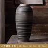 Jarrón de Cerámica Estilo Chino Nuevo de Jingdezhen con Patrones Grabados a Mano, Jarra de Cerámica Gruesa, Florero Creativo para Sala de Estar de Casa de Huéspedes y Hotel, Envío Gratis