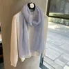 Bufanda de Textura Arrugada Estilo Coreano para Mujer, Chal Delgado de Punto para Primavera y Otoño, Atmósfera de Alta Gama, Bufanda de Seda para Vestir en Capas