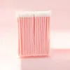 Pincel de labios de maquillaje de belleza personalizado, pincel de labios de mango hueco desechable, hisopo de maquillaje conveniente, pincel de maquillaje para lápiz labial y brillo de labios