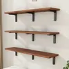 Estante Exhibidor de Pared Moderno Sencillo Ecológico de Tablero Artificial con Fuerte Capacidad de Carga, No Requiere Taladro