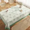 Toalha de Mesa de Luxo Leve de Alta Qualidade Impermeável e à Prova de Óleo Estilo Retro Americano Dopamina Tapete para Mesa de Jantar Estilo Ins Toalha de Mesa para Mesa de Centro