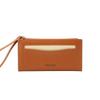 Suministro Directo de la Fuente, Cartera Simple de Color Puro, Cartera Versátil de PU para Mujer, Bolso Japonés y Coreano, Cartera Multifuncional, Portátil para Mujer