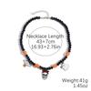 Accesorios Góticos Transfronterizos Europeos y Americanos Halloween Colgante de Murciélago Oscuro Fantasma Calavera Calabaza de Halloween Araña Collar