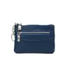 Nuevo monedero mini de cuero transfronterizo para mujer, tarjetero pequeño multifuncional con cremallera, bolso de mano portátil para guardar llaves