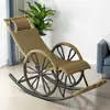 Sillón mecedor reclinable silla para persona perezosa siesta sala de estar balcón reclinable persona perezosa puede reclinarse puede dormir silla de ocio silla mecedora para ancianos