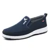 Zapatos de Lona de Caña Baja para Hombre Zapatos de Tela Old Beijing Suela Blanda Antideslizantes Resistentes al Desgaste Zapatos de Lona Estilo Primavera y Otoño Zapatos para Papá de Mediana Edad y Adultos Mayores