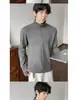 2026 Primavera/Outono Novo Gola Alta Manga Longa Térmico Fleece Camada Base Zíper Moletom Modelagem Justa Unissex Jovem Moda