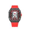 Estilo Mismo de Celebridad de Internet Zido Hip-Hop de Moda Lujo Ligero con Diamante Hueco Luminoso Personalidad Moda Esfera Grande de Cuarzo Reloj de Pulsera para Hombre