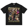 Camiseta Masculina de Designer para Longa Duração Camisa Y2K Estampa Harajuku Camiseta Gótica Feminina Manga Curta Streetwear Top de Basquete