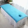 Toalha especial para suit de salão de beleza com buraco toalha de cama turbante para gerenciamento de pele toalha de banho macia absorvente sem fiapos