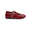 Sapatos Femininos Estilo Coreano Cruzados Mary Jane Francês Sapatos de Salto Baixo Redondos com Saia 2026 Salto Grosso Corte Baixo Primavera Novos