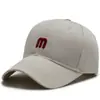 Gorra de Béisbol Estilo Coreano para Hombres y Mujeres, Gorra de Sol de Marca de Moda con Letra m, Gorra Deportiva con Visera Grande