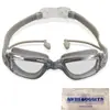 Gafas de Natación Galvanizadas Tapones para los Oídos de una Pieza para Exteriores Miopía Gafas de Natación para Adultos Impermeables y Antivaho Venta Directa de Fábrica
