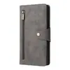 Adequado para Xiaomi 14Tpro Fivela de Rebite Zíper Poco X7 5G/M7 Pro 5g Cartão Capa de Celular de Couro