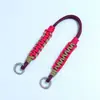 Huayang Estilo Ins Tendencia Lanyard Tejido para Teléfono Cuerda Trenzada Creativa de Bloques de Color Accesorio Correa Corta de Muñeca Cuerda de Mano