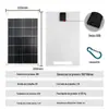 Painel Solar Xiangri Venda Quente Transfronteiriça Painel Solar 5V2W6V Carregador Solar Saída USB Portátil