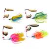 Hengjia borla tipo hombre barbudo caliente ruido giratorio lentejuela señuelo falso cebo reflectante compuesto pesca deportiva estrictamente seleccionado