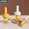 Brocha de silicona para aceite con botella, grado alimenticio, herramienta de cocina de vidrio doméstico resistente a altas temperaturas, brocha para hornear y asar con botella de aceite integrada