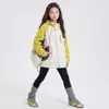 Abrigo de Otoño para Niñas 2026 Nueva Moda para Niños Grandes Adolescentes Gabardina Top para Niños de Primavera y Otoño
