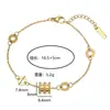 Pulsera de Acero de Titanio Brillante Dorada de Cintura Pequeña para Mujer, Simple y que No se Desvanece, Joyería de Mano de Moda Popular, Joyería de Nicho de Estilo Genial