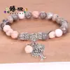 Novo bracelete de miçangas Árvore da Vida transfronteiriço, joia de miçangas redondas estilo vintage, presente popular para amigos, atacado