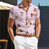 Novas camisetas masculinas estampadas de manga curta europeias e americanas para comércio exterior no verão na Amazon