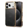 Denior es Adecuado para Funda de Teléfono de Cuero Genuino Apple 18Promax y Funda Protectora Galvanizada de Piel de Vaca para Iphone17Pro