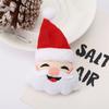 Natal algodão cheio de tecido boneca pelúcia bordado broche artesanal DIY hairpin material acessórios chaveiro pingente