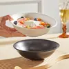 Jingdezhen Estilo Crema Ins Platos Color Bajo Esmalte Little Red Book Bol para Yogur Bol de Cerámica Plato para Comedor en Casa Vajilla de Cerámica