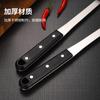 Utensilios de Cocina al por Mayor: Espátula de Cocina Doméstica Negra de Tres Puntas con Perla, Cuchara para Gachas de Acero Inoxidable, Cuchara Coladora, Espátula Coladora, Venta al por Mayor por Fabricante