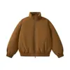 Nova Jaqueta Masculina de Inverno para Exterior Solta Versátil Casaco de Algodão Cor Sólida Gola Alta Top Masculino Outdoor Casal