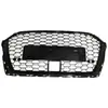 Modelos 17-20 Adequados para Audi A3 Upgrade para Grade Frontal Rs3 com Design de Colmeia e Recurso Acc