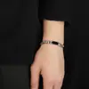 Pulsera Cubana Transfronteriza Acero de Titanio para Hombre Moderna Versátil Diseño de Nicho Simple Joyería Personalizada para Hombre Venta al por Mayor