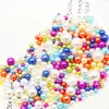 Cuentas Redondas de Plástico tipo Burbuja, Accesorios de Relleno para Cuentas de 2 mm a 30 mm, Perlas Imitación de ABS No Porosas para Zapatos, Bolsas, Ropa y Accesorios para el Cabello