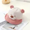 Sombrero de Pescador Lindo y Dulce Estilo Coreano para Bebé Otoño e Invierno Sombrero a Prueba de Viento Estilo Princesa para Bebés Niños y Niñas Sombrero para el Sol