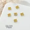 Acessórios de Unha Artística Zircônia Festivos Brilhantes para Ano Novo, Lingote Trazedor de Sorte Saco de Dinheiro, Cabaça de Luxo com Diamantes Decorações de Unha Atacado