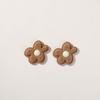 Estilo coreano color dulce flocado felpa acrílico multicolor flor diy tocado accesorios para el cabello cuerda para el cabello material femenino al por mayor