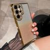 Funda de teléfono adecuada para Samsung S26Ultra TPU Galvanizado con Pedrería S25Plus Cobertura Total Degradado Brillante Anticaídas Suave