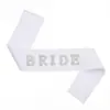 Acessórios de cabeça para noivas transfronteiriços, tiara de pérolas para noiva, véu, alça de ombro de cristal para despedida de solteira, conjunto de fitas de casamento