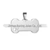 Direto da fábrica de aço titânio pequeno osso aço inoxidável tag tag dog tag tag gato DIY lettering pet etiqueta anti-perda