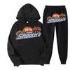 Novo Tecido Inferior Swing Masculino e Feminino Casual Esportivo Roupa Trapstar Vermelho Preto Cabeça de Tigre Calça de Moletom Roupa