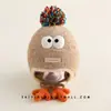 Gorro de Invierno para Niños con Protección para las Orejas, Engrosado y Cálido, Tejido a Mano a Prueba de Viento Estilo Coreano Gorro de Bebé para Niños