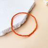 Tobillera de Cuentas de Arroz Bohemia Transfronteriza Europea y Americana Playa Personalizada de Colores Pulsera de Tobillo de Joyería para el Pie con Cuerda Elástica Hecha a Mano